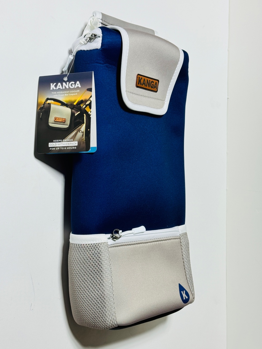 New w/Tags Kanga Coolers The Hideaway Cooler & Frost Bar Icepack Neptune